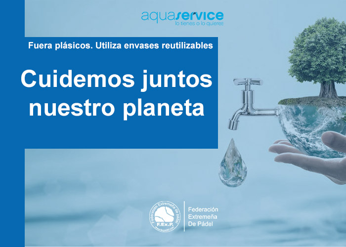 LA FEXPADEL DA UN PASO HACIA LA SOSTENIBILIDAD💧🌳

¿Por qué debemos dejar de usar ya botellas de plástico desechables?🤔

Te damos la respuesta:bit.ly/3fEzABn

#padelsostenible #unmundomejor #padel #yosoyfederado #fexpadel
