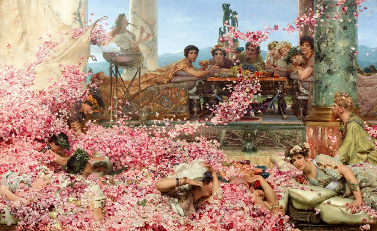 MugichikkoM's tweet photo. 絵画モチーフシリーズ

「ヘリオガバルスの薔薇」/Lawrence Alma-Tadema https://t.co/yceQMaSW3P