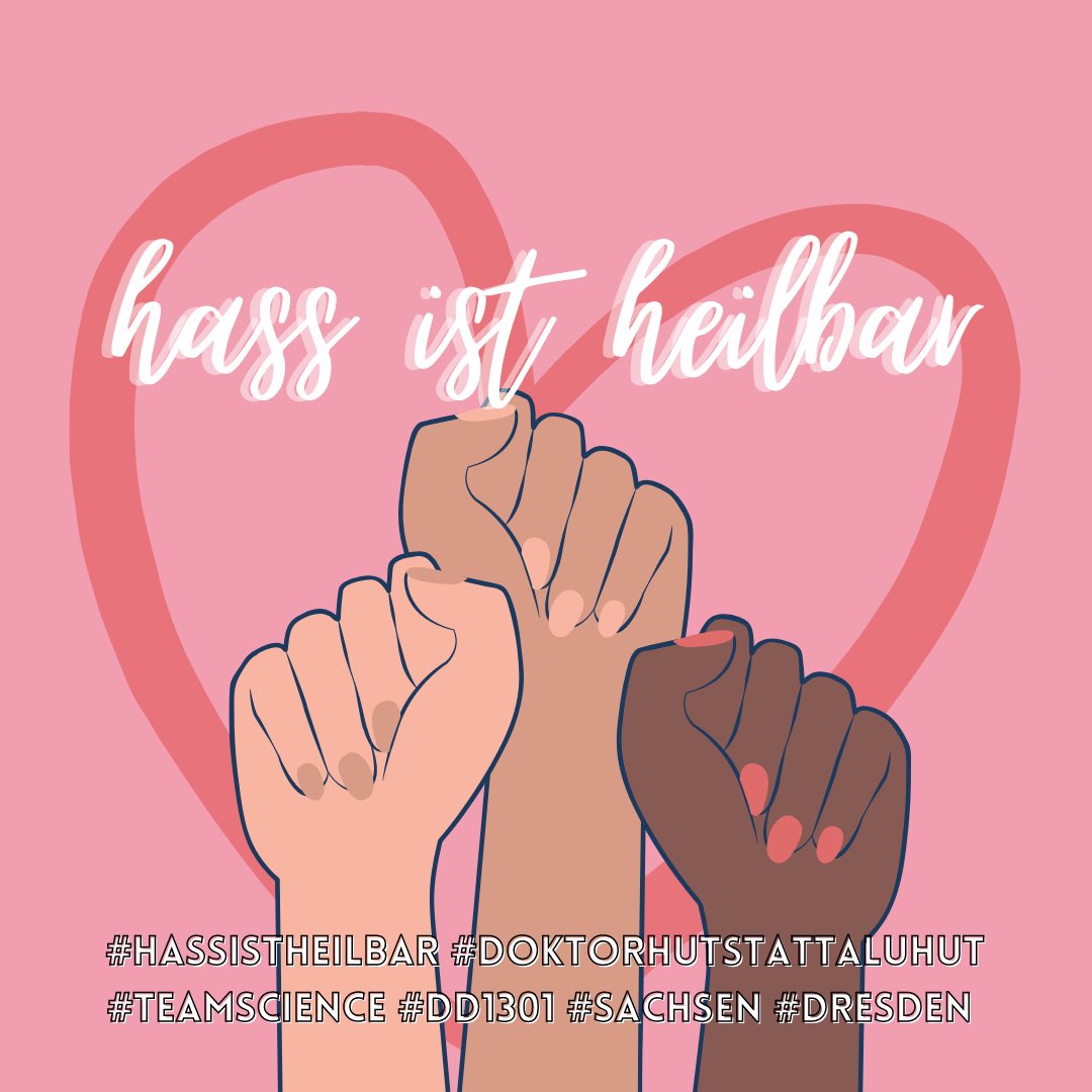 „Hass im Herz ist heilbar, Wissenschaft unteilbar“. Das hatte eine der Medizinstudierenden auf dem Plakat stehen. Und unter diesem Motto möchte ich mit meinen Kommiliton*innen aus Dresden solidarisieren, die aufgrund ihres Protests gg Coronaleugner*innen vor dem Uniklinikum DD