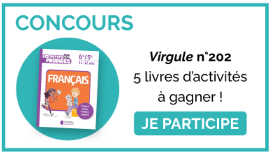 LDEcoles's tweet photo. 5 cahiers d'activités "Les Petits prodiges" français 6e/5e sont à gagner sur le site du Magazine Virgule ! 
Pour jouer, avant le 5/02, c'est par ici 👉https://t.co/A1VV8LLp1B
Pour feuilleter un exemplaire, c'est par là 👉https://t.co/jisdD7fuxa
Bonne chance à tous et à toutes 🍀 https://t.co/hhWCEkY3w1