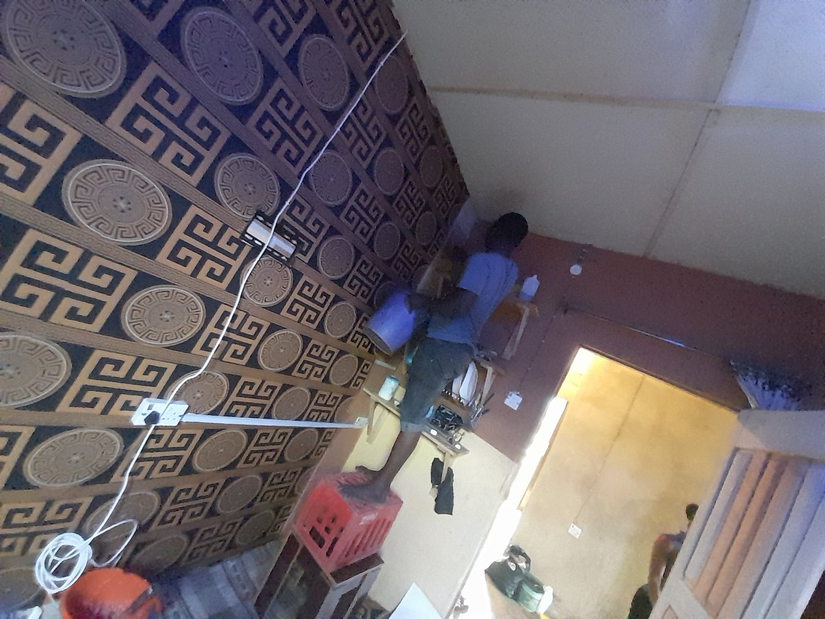 Oludontee's tweet photo. For your Interior and Exterior painting am just a dm away... Am also available For your Home or office 3dpanel, foam wallpaper installation ... https://t.co/1TI6ZpBv3p