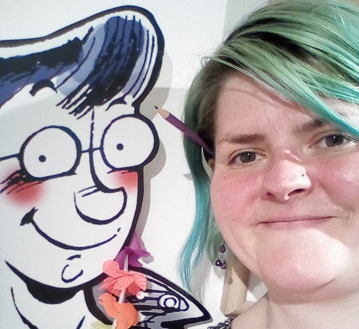 Cartoonmuseumuk's tweet photo. Today we remember our friend Alison Brown, who left us a year ago today. Ali was the life of the party, so everyone raise a glass to her this evening and remember her and all the others lost to Covid over the last two years x https://t.co/ywqc0oaUTO
