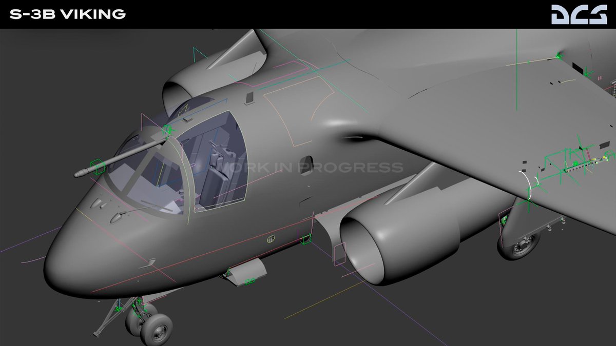 eagledynamics's tweet photo. As the new year kicks off at full power, we are excited to announce some splendid progress on the new models for the B-1B Lancer, B-52H Stratofortress and S-3B Viking AI aircraft. https://t.co/ciU0NU9jip https://t.co/tXUuJhlmqB