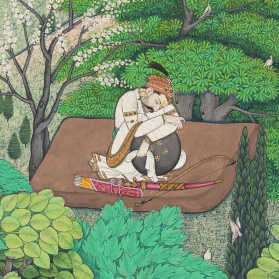 NMnewdelhi's tweet photo. 🖼 King Dushyant Despondent Upon his Separation from Shakuntala. I Creator: Unknown I Mid 19th Century I Pahari Style I Nalagarh / Hindur
#ObjectOfTheDay #NMCollection https://t.co/GXD48gsIss