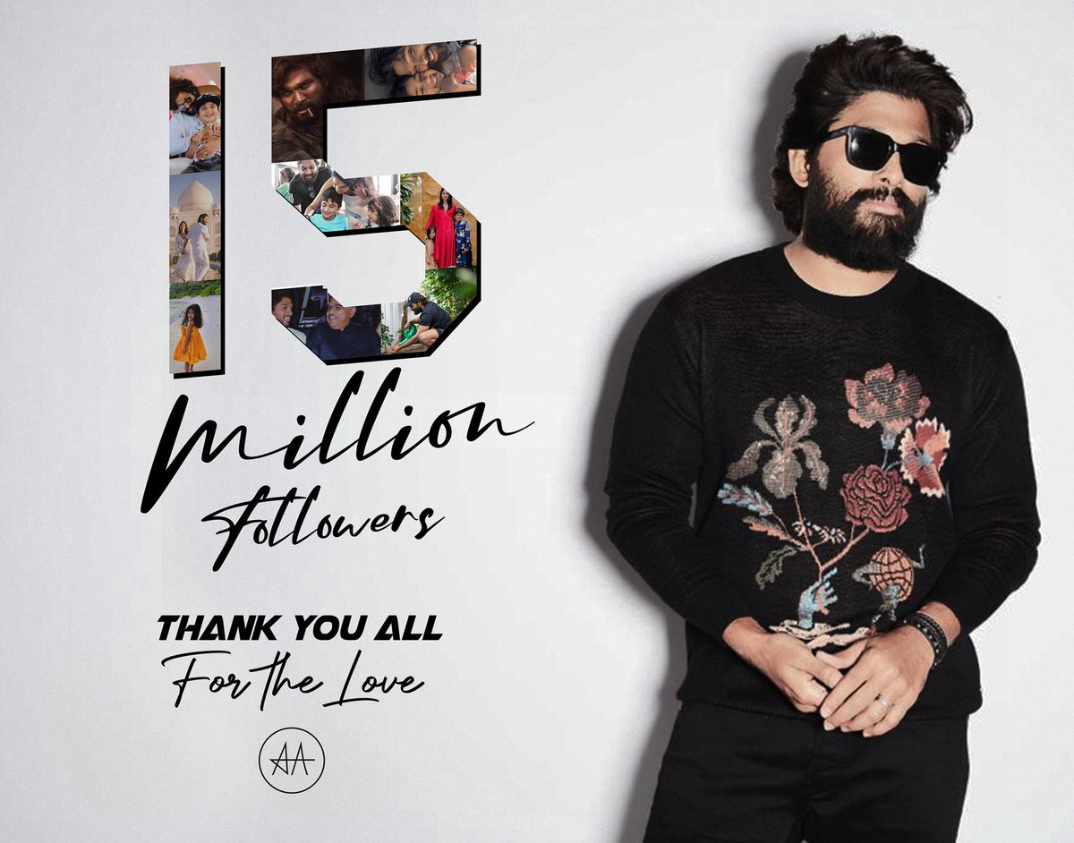 alluarjun's tweet photo. Thank You for all the love . Humbled . Gratitude forever 🖤 https://t.co/a9pP6oLxPH