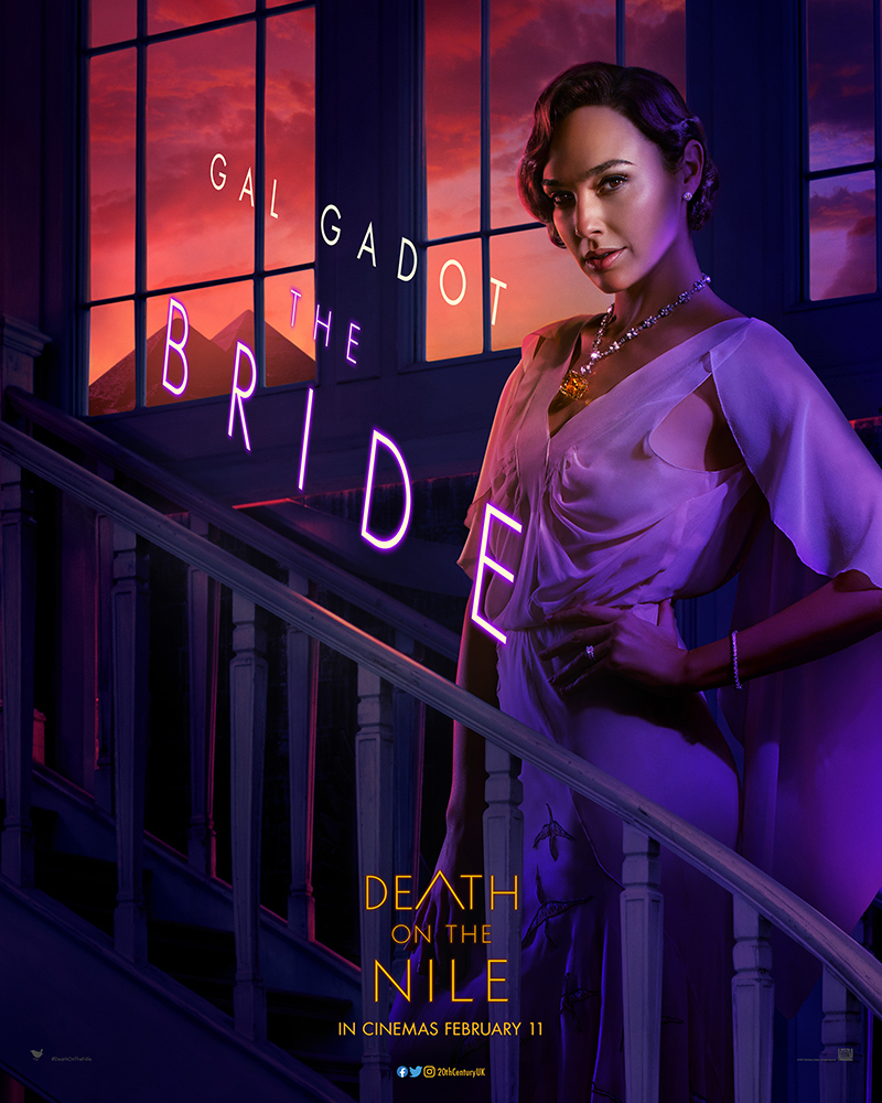 The crime is murder, the murderer is one of them. Meet the suspects of #DeathOnTheNile this Feburary.