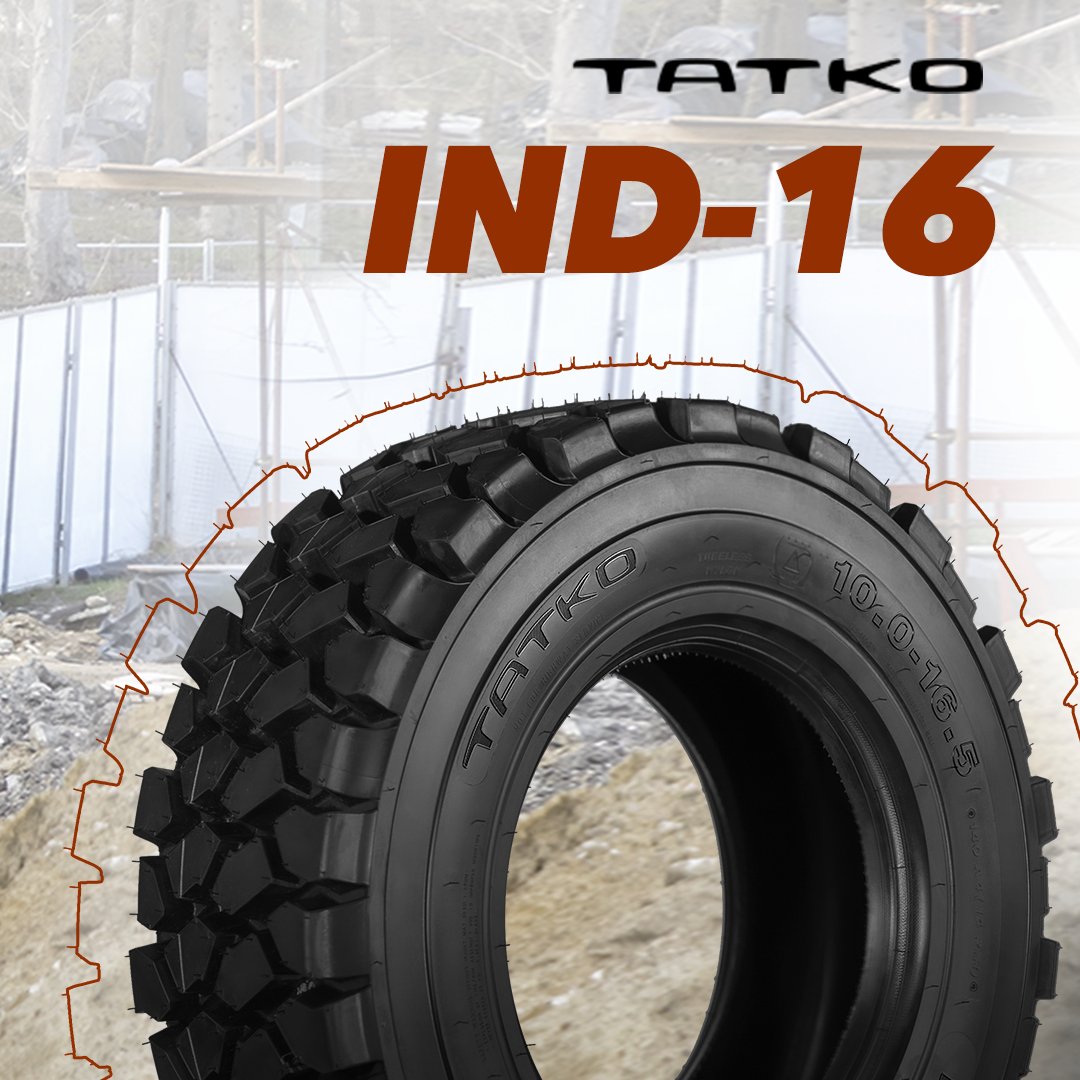 TatkoLastik's tweet photo. Ind-16; kırılma, kopma ve kesiklere karşı dayanıklıdır.

Ind-16, 10-16.5 ve 12-16.5 ebatlarıyla satışta!

#TatkoLastik #IND16 https://t.co/SVwsP1PYsK