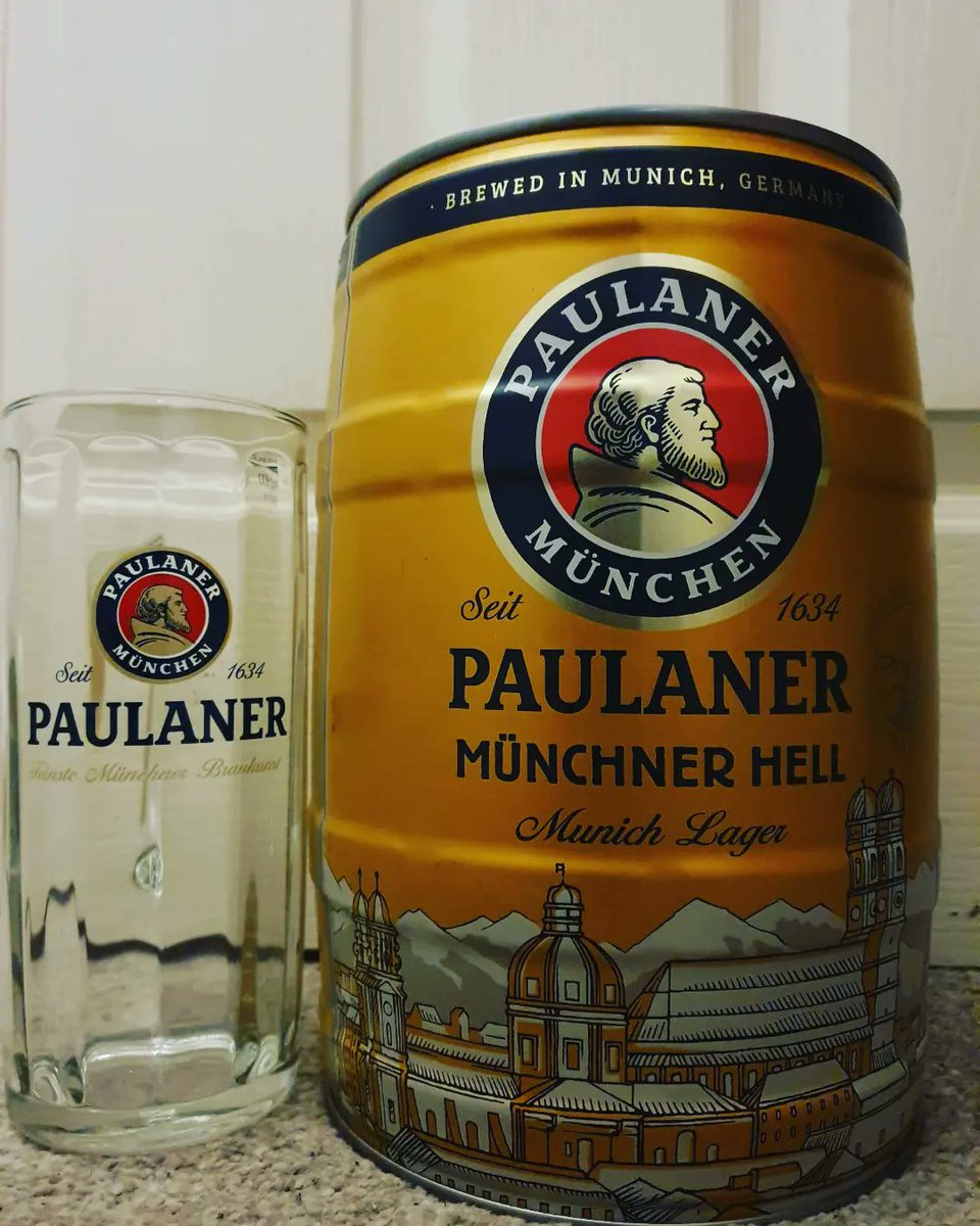 MysteryBeerBox's tweet photo. Chance to win this 5 Litre Paulaner Keg and Glass 🇩🇪

Prize includes our last ever available OnlyCans Tube with 5 Mystery Beers from
Germany Spain Malta Greece and England🌍🍻

£2 a team and if you can pay ASAP to allow us to draw on completion 😎

#MysteryBeerBox #OnlyCans https://t.co/WWaoP6Cc8W