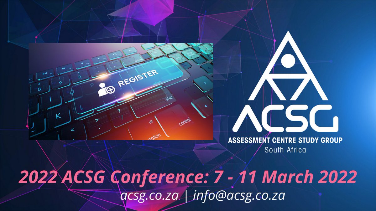 ACSG_SA's tweet photo. BOOK YOUR SEAT @ 2022 ACSG CONFERENCE

You can participate in both the virtual and in-person sessions. To register, visit https://t.co/acoht6BSLD

https://t.co/50ak8mOxld #sa_acsg #assessmentcenters #humanresources #recruitment #talentmanagement https://t.co/w7tfmfcydz