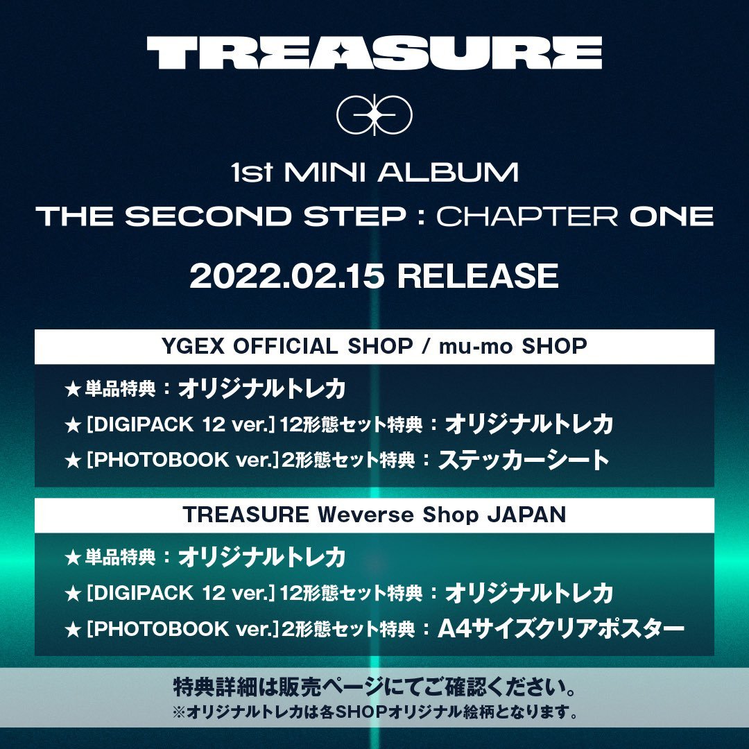 Lassutori17's tweet photo. 🖇PO TREASURE - THE SECOND STEP DIGIPACK VER MUMO SHOP WEVERSE JAPAN

💸275K DP 100K
Benefit exclusive photocard sesuai digipack member yg diorder

Harga sudah bersih ina include ems tax. 

Close : 12 februari. https://t.co/C4PH4EosFm