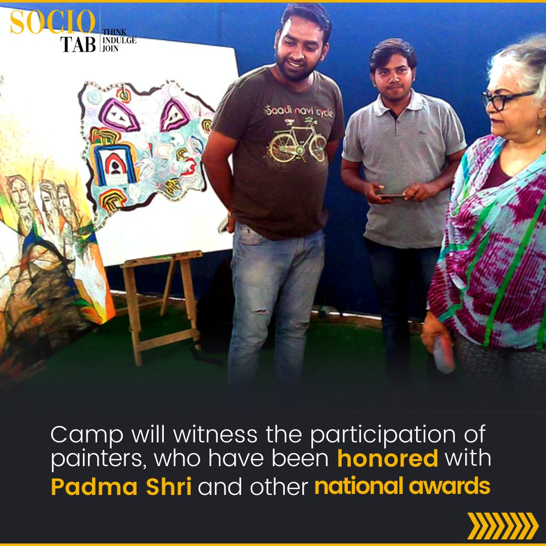 socio_tab's tweet photo. The camp will be held at Genesis Club and the chief guest will be senior artist, art critic, and historian Akhilesh Nigam.

#painter #artist #artistoninstagram #artistsoninstagram #artistsupport #genesisclub #lucknow #art https://t.co/hpMwBJbKWv