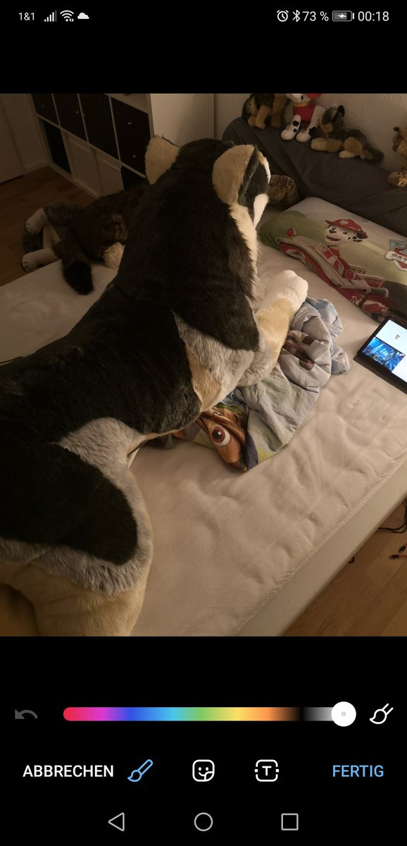 IceColdWulf's tweet photo. A new friend arrived!
... and she's already taking up the whole bed, send help! D:
Thank you so much @PlushLife_eu, I love her already :3 https://t.co/5FhQrYQyr7