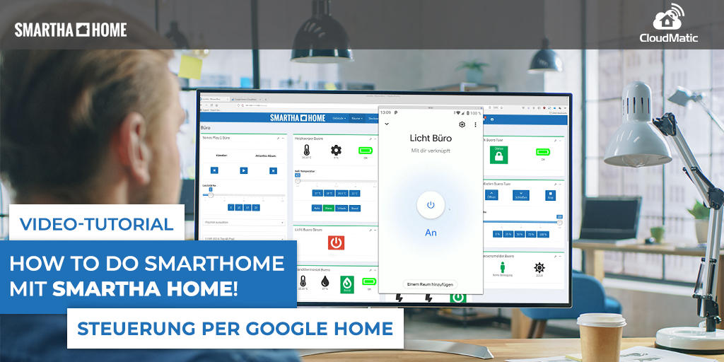 EASY_SmartHome's tweet photo. Mit dem Google Assistant Geräte auf der #smartha home steuern? Funktioniert natürlich. Über unseren Dienst #CloudMatic Voice lassen sich eure smarten Geräte ganz einfach integrieren und über Google per Sprache oder App steuern. 

➽ https://t.co/Jas3Es07lY

 #googleassistant https://t.co/UiwCGmawCt