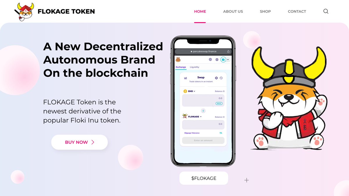 Flokagetoken's tweet photo. Preview of our new website! #100xgem #100xCoin #FLOKI #flokage #shikage #SHIB https://t.co/5kBXUxG05M