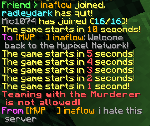 Minecraft Chat Out of Context (@mcchatooc) on Twitter photo 