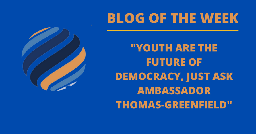 WananchiWaseme's tweet photo. Youth are the future of Democracy, Just Ask Ambassador Thomas-Greenfield @YALINetwork Learn more https://t.co/kyc9MEAliN https://t.co/atzs1HpmpV