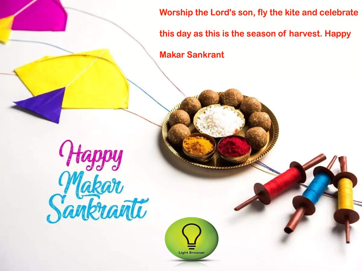BrowserLight's tweet photo. Worship the Lord's son, fly the kite and celebrate this day as this is the season of harvest. Happy Makar Sankranti.

#makarsankranti #sankranti #makarsankrantisale #kites #kit #sankrantisale https://t.co/MEGA3z2Pd2