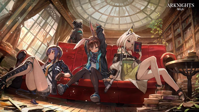 リリースビジュアル描かせていただいてから2年経ったんですね～おめでたい #アークナイツ2周年 