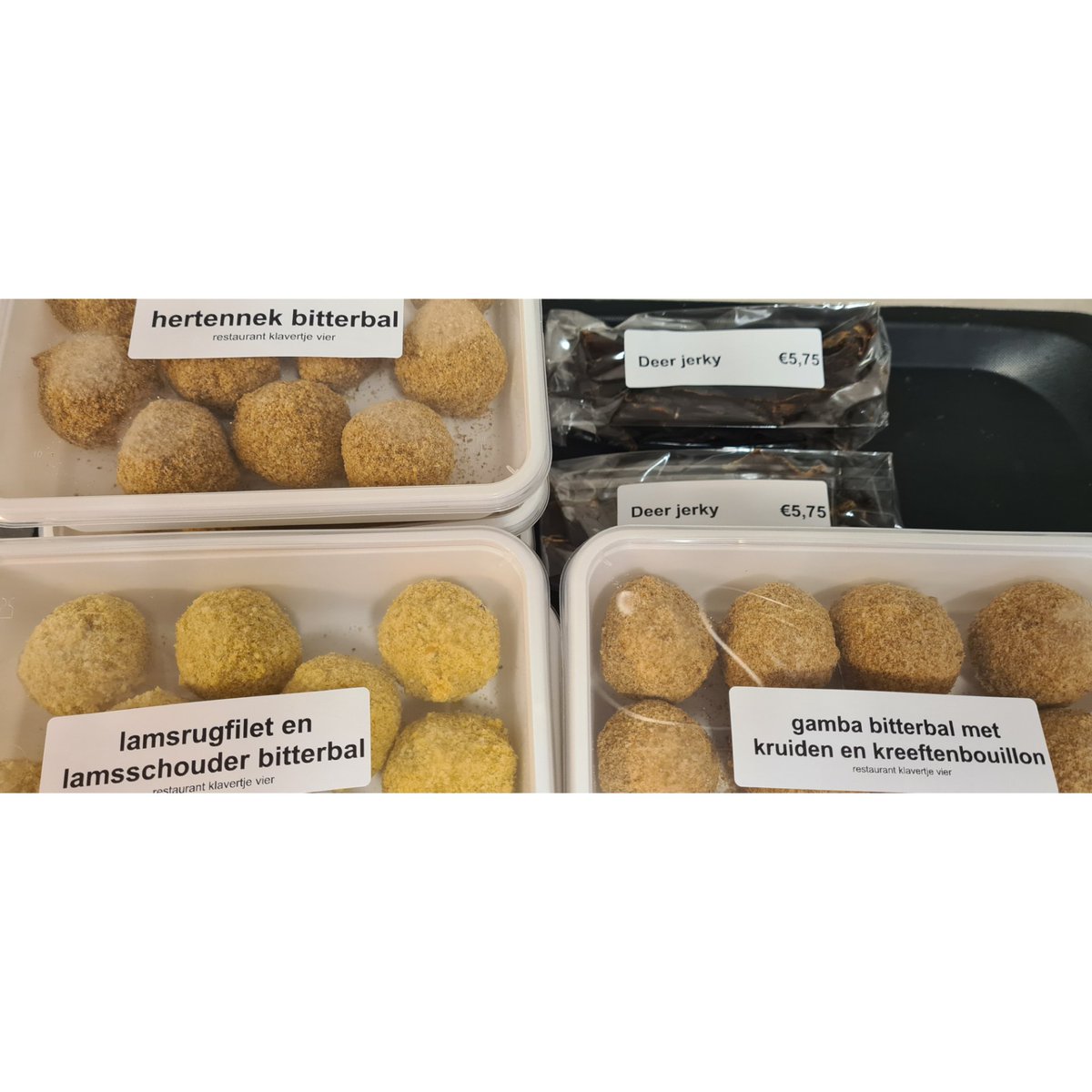 k4vierhouten's tweet photo. Het om rijden waard!
Van bitterballen, stoofpot van Veluws hert en diverse verse soepen, heerlijke advocaat en deer jerky.
Olie soorten en bijzondere azijnen, likeuren of tompouce. Zekerheid of heeft u een speciale bestelling Spreek dan uw bestelling in 0577-411205 https://t.co/CHuGa2fKVp