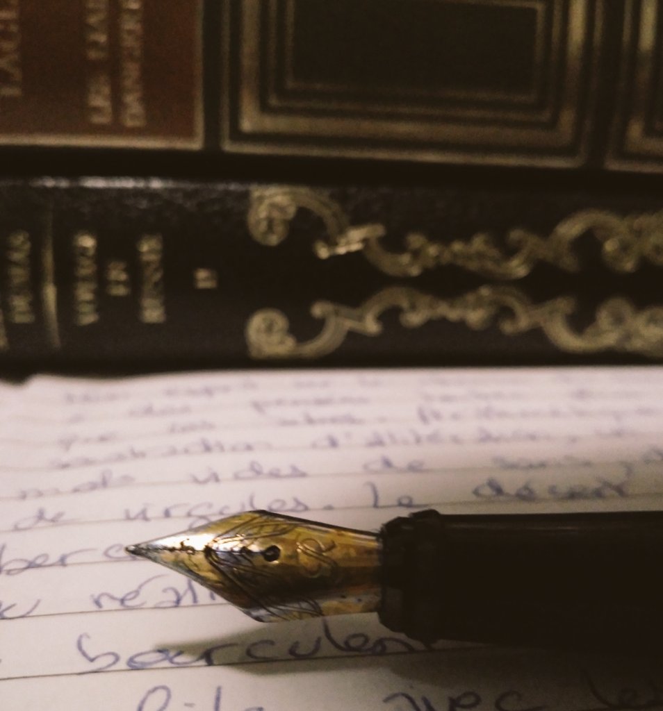 EOkhotnikoff's tweet photo. Le jour où je m'arrêterais d'écrire 
C'est que je serais prête à mourir,
En attendant beaucoup de lignes m'attendent en ligne de mire. 

em.okh

#poesie #poetry #Passion #passionate #UntilTheEnd #books #writing #writingcommmunity #Writer https://t.co/px5R6FLBLw