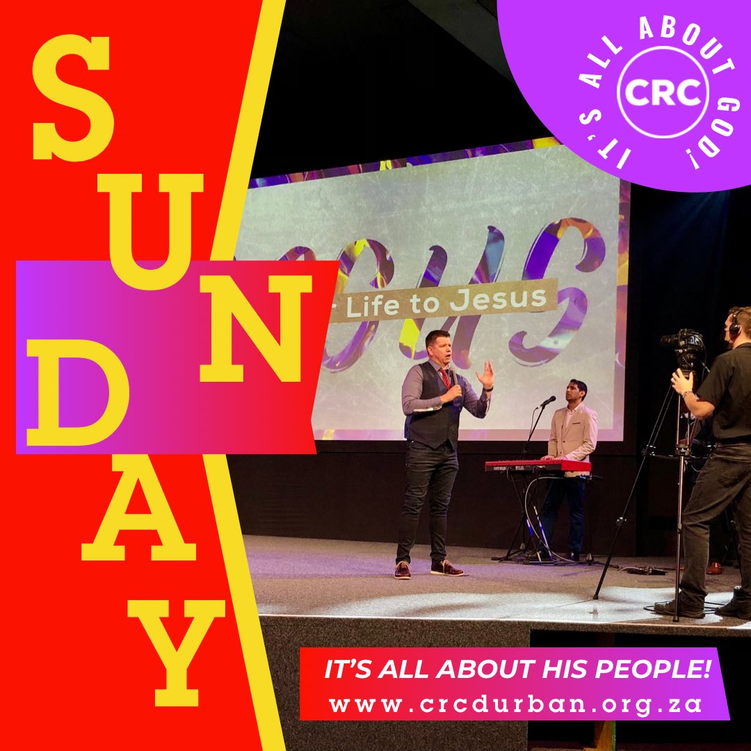 Dioneportucol's tweet photo. Deuteronomy 11:13

Join us this Sunday as we worship God and give Him our everything! 

📍CRC Durban -1 Kubu Avenue 
08:30 am | 10:30 am &amp; 6 pm
📍CRC Ballito- Relax Inn 
627 Main Rd, Shaka's Rock
08:30 am

Ps @glennschroder 

#Breakthrough2022 #CRCThePlaceToBe #AllAboutSunday https://t.co/1x8qylW0xs