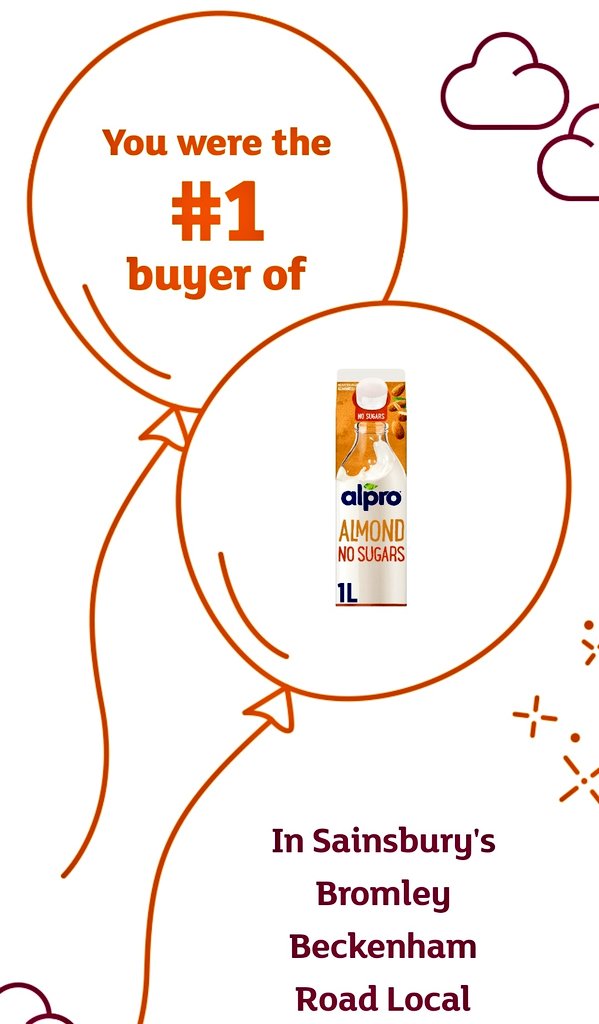 In 2021 <a href="/thebodycoach/">Joe Wicks</a> recipes helped me reach my fitness goals ANNDD reach 🏆#1 buyer of <a href="/Alpro/">Alpro</a> almond milk at <a href="/sainsburys/">Sainsbury's</a> 😍 Thank you all, what an incredible achievement and year 👏🏻