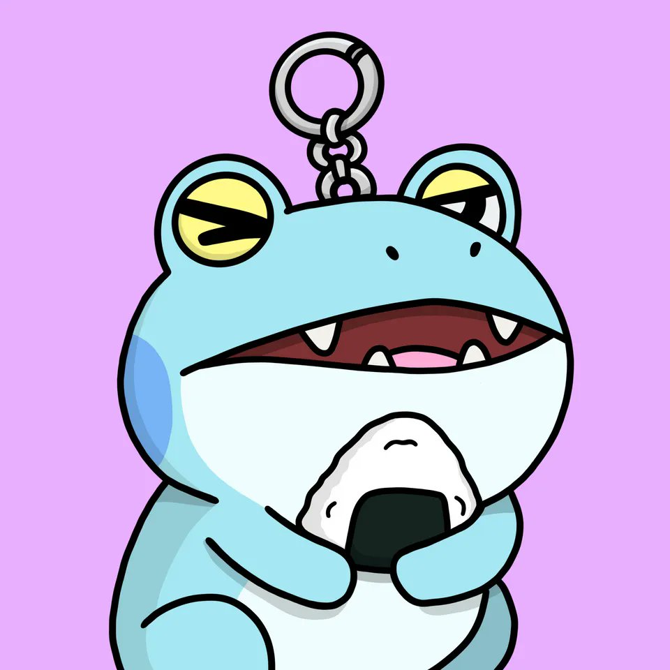 We will giveaway this onigiri holding froggie🐸 from Happy Hopper Club #CNFT! 

✅Follow &amp; RT &amp; ❤️
✅Tag 3 NFT frens
✅Join discord   

We will pick a winner in 72h 

Good luck!🍀

<a href="/HappyHoppersNFT/">Happy Hoppers Club 🐸</a>  #CNFTGiveaway #NFTs #CNFTCommunity #NFTGiveaway #NFTCommunity