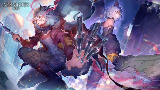 お仕事で描かせて頂いたイラスト!2周年おめでとうございます🎉🎉🎉 
#アークナイツ2周年 #アークナイツ 