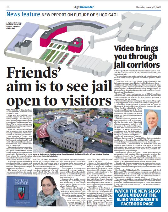 A HUGE thank you to <a href="/sligoweekender/">Sligo Weekender</a> for the amazing coverage of the exiting plans revealed for Sligo Gaol in our Feasibility Study.  💕

Read all 4 pages in this week's Weekender, available in shops now. 

The study was co funded by <a href="/SligoLeader/">Sligo LEADER Partnership</a> &amp; Sligo LCDC

#unlockingsligogaol