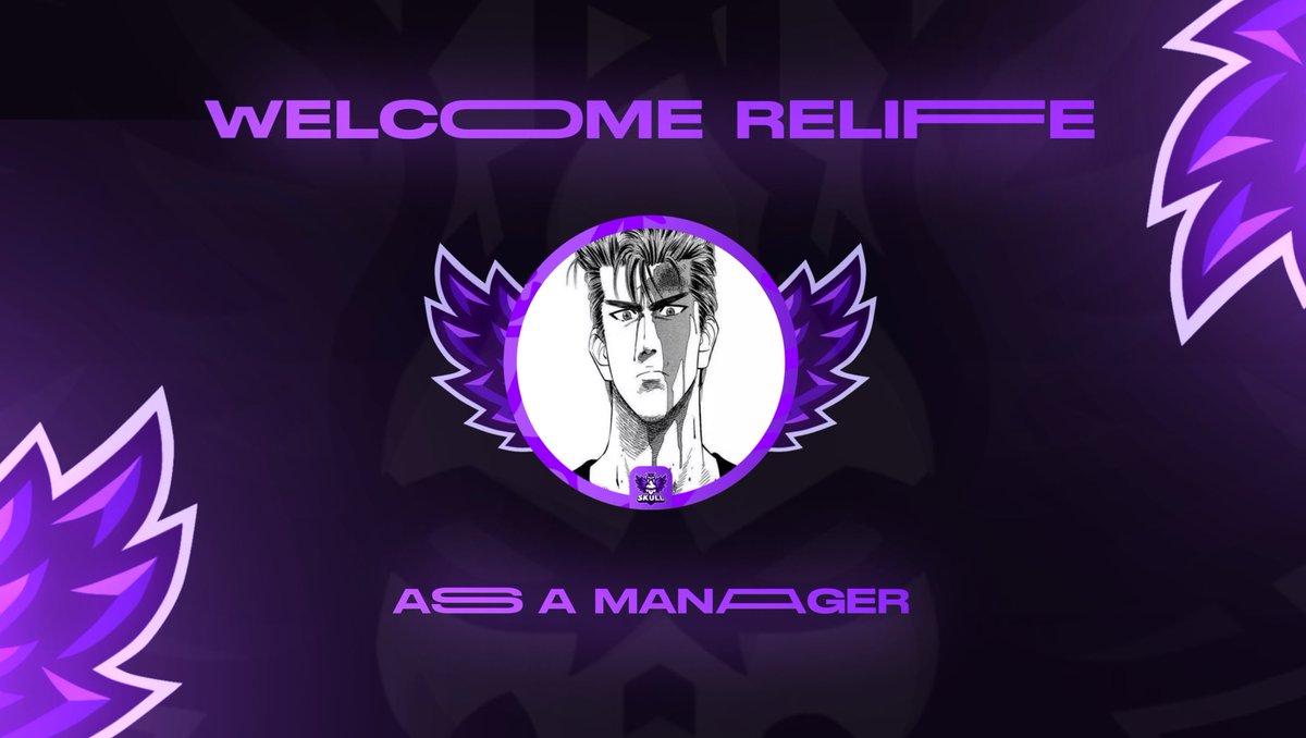 Welcome Our New Manager ☠️💜

Skull @i9tze 

As A New Addition To Our Managing Roster ☠️

💜|#SkullVenge 💜|#SkullRevengers