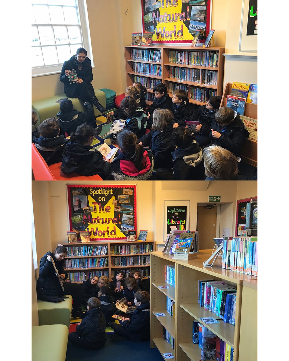 GayhurstSchool's tweet photo. This term, Y2 have begun to visit the Senior School Library. They all get to choose a book to borrow for the week and take home to read.
Here are 2L very much enjoying their session today #bookworks #preparingforyear3 #ELDRIC https://t.co/cgxuITtLDZ