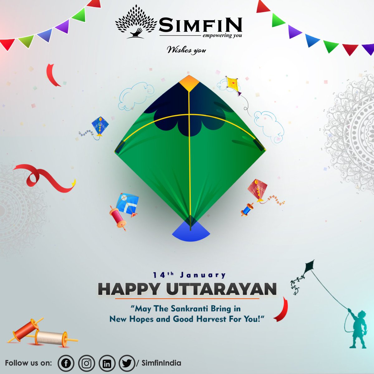Enjoy this Uttarayan to the fullest and spread many joys and smiles around. Wishing you a Uttarayan full of sweetness of the love of your dear ones.

#uttarayan #happyuttarayan #uttarayanspecial  #makarsankranti #happymakarsankranti #makarsankrantispecial #makarsankranti2022