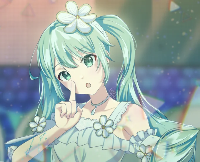 #リプ来たプロセカのMVのスクショを自分の絵柄で再現する 1まいめ!順不同でゆるりと描いていきます～ 