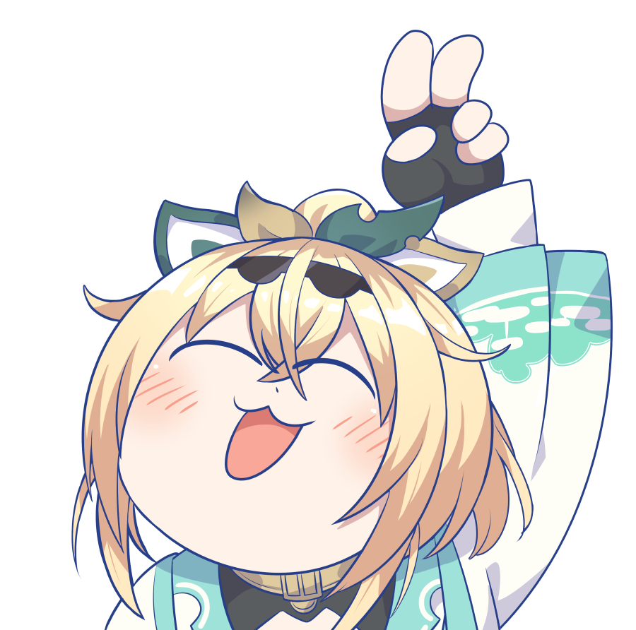風真いろは 「勝ちいろはちゃん!✌️

#いろはにも絵を 」|トモヨヒのイラスト