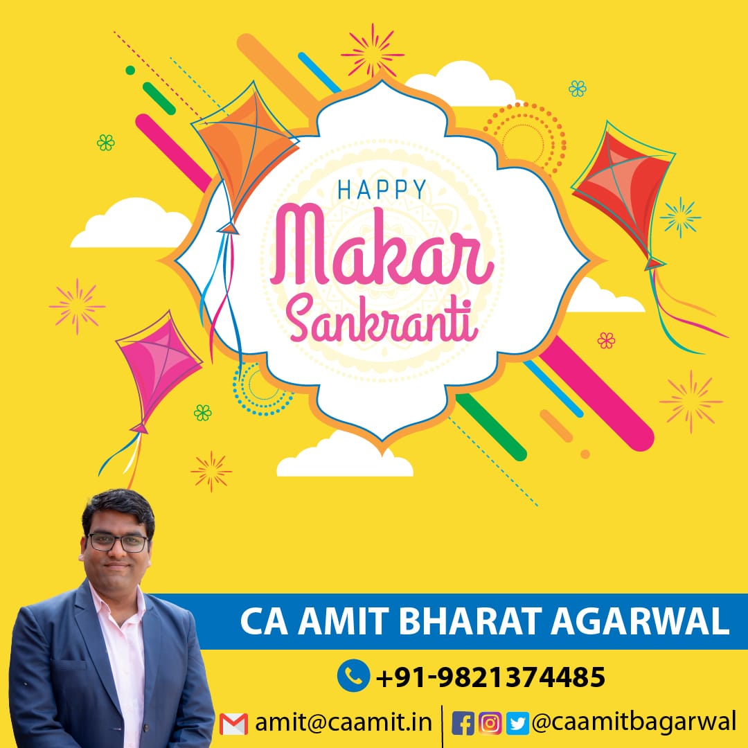 caamitbagarwal's tweet photo. May this Makar Sankranti fill your life with joy, happiness and love. Wishing you and your family a very happy Makar Sankranti. https://t.co/BbtewR06Ik