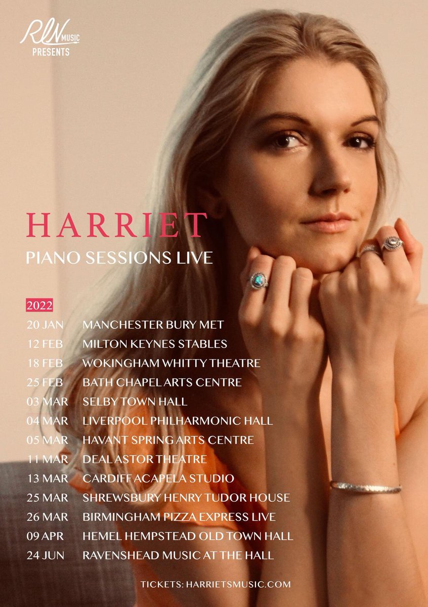 Harriet (@harrietsmusic) on Twitter photo New dates added including <a href="/WhittyTheatre/">The Whitty Theatre</a> in #Wokingham on 18th Feb! Tickets via harrietsmusic.com 🤗 Can’t wait for these shows!! 🤩 #pianosessionslive New dates added including <a href="/WhittyTheatre/">The Whitty Theatre</a> in #Wokingham on 18th Feb! Tickets via harrietsmusic.com 🤗 Can’t wait for these shows!! 🤩 #pianosessionslive