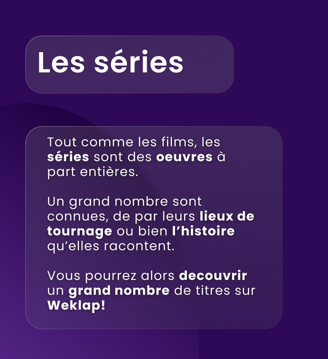 WeKlapFr's tweet photo. Après une longue pause, Weklap est de retour ! Bonne année à tous !

On commence cette année par un petit post sur le rôle des séries sur notre site !

#weklap https://t.co/yKuihJsIat