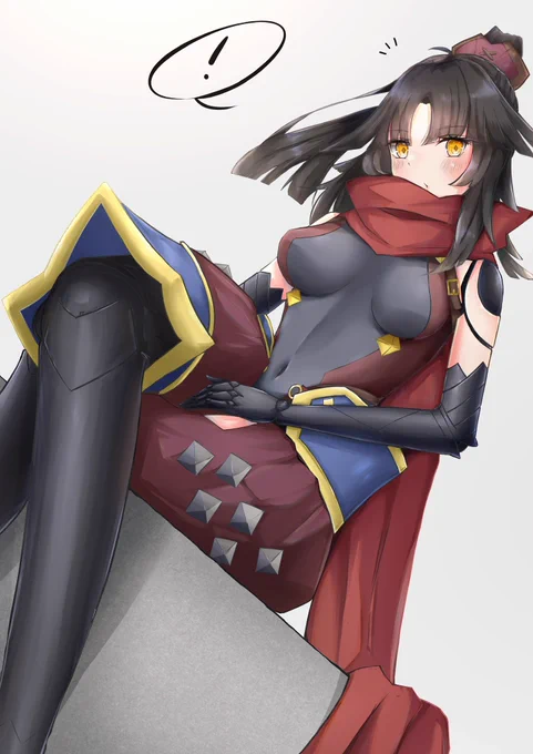 下からの気配に気づいた段蔵ちゃん

#加藤段蔵
#FGO 