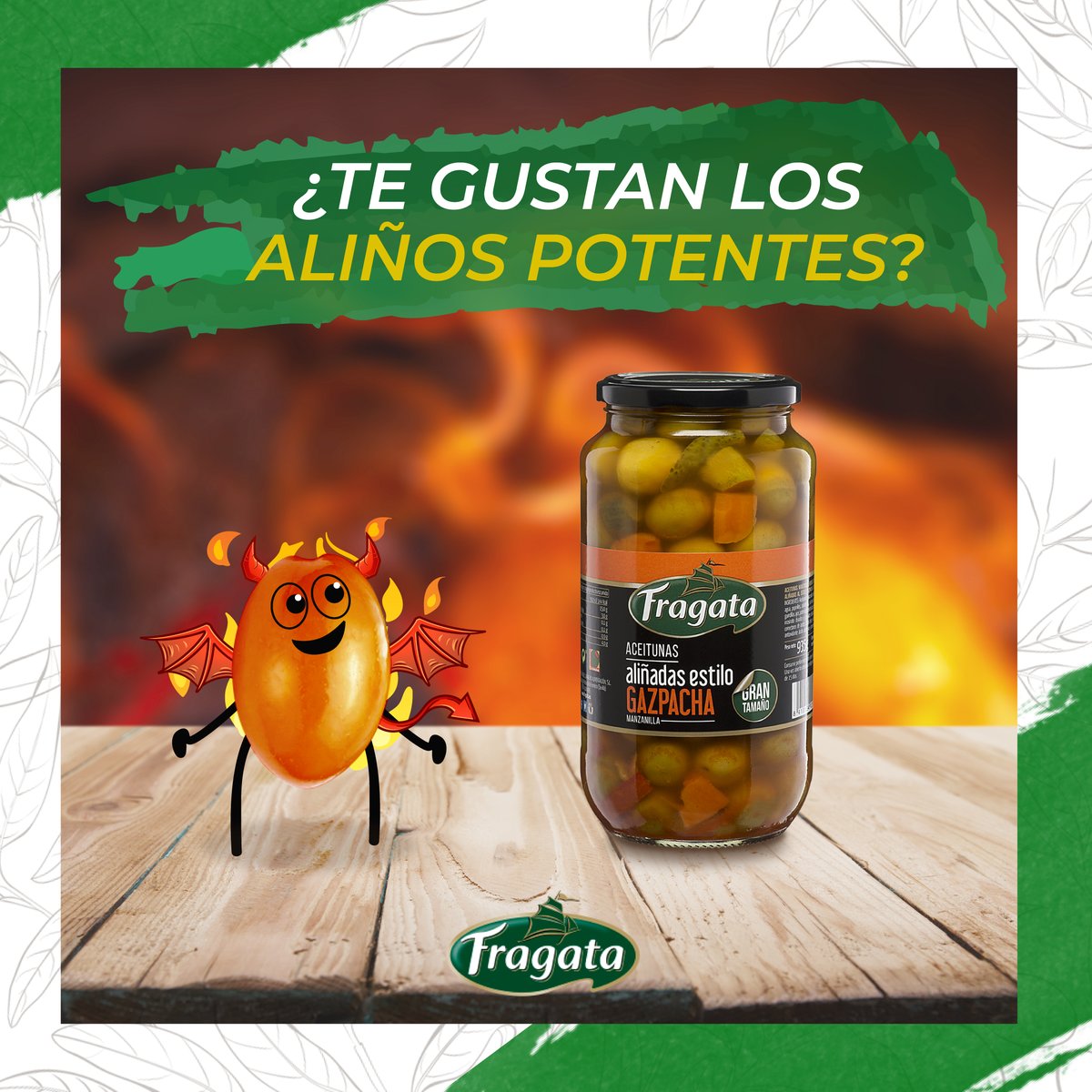 Para los amantes de los sabores más potentes, sigue leyendo, que esto te interesa 👇

Pepinillos, zanahorias, pimientos, cebollitas, guindillas, ajos… mola, ¿eh? 😎

Un aliño que encontrarás en ➡ fragata.es/es/aceitunas/a… 

#Fragata #TuPausaMediterránea