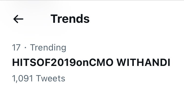 dANDIfam_OFC's tweet photo. Congratulations top seventeen nationwide

HITSOF2019onCMO WITHANDI https://t.co/kMVcEV74nj