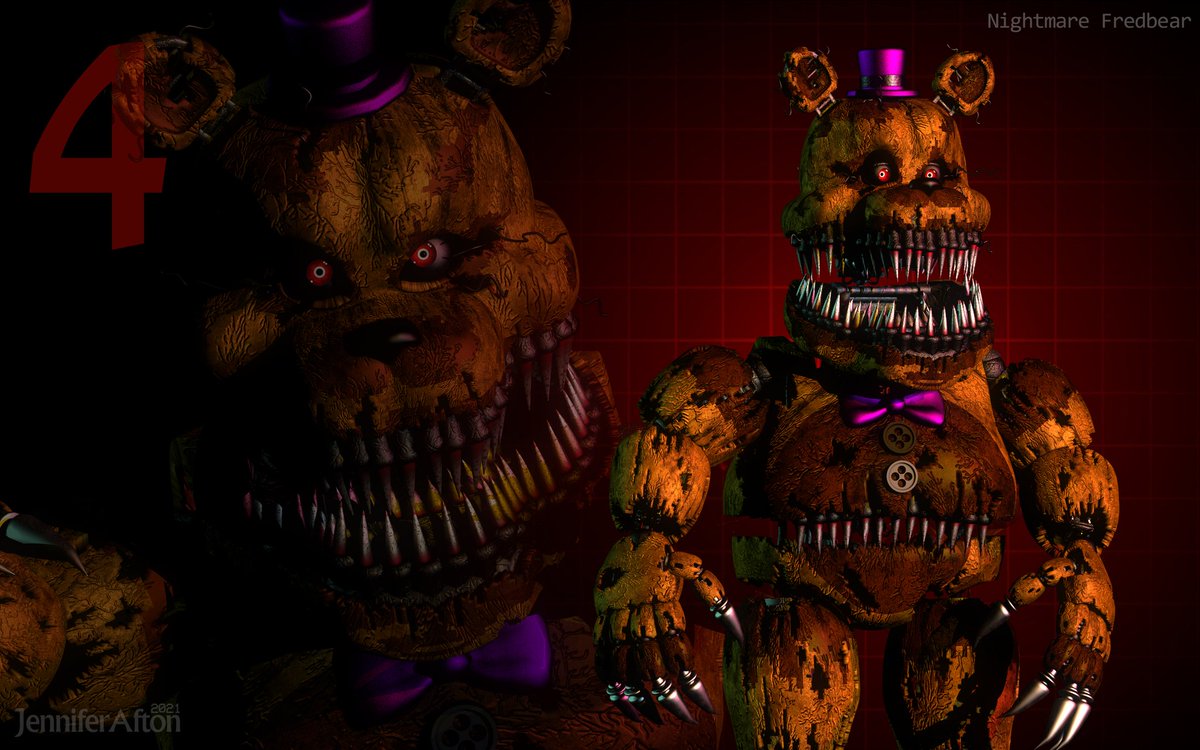 Nightmare Fredbear by Gab3XmanArts on Newgrounds