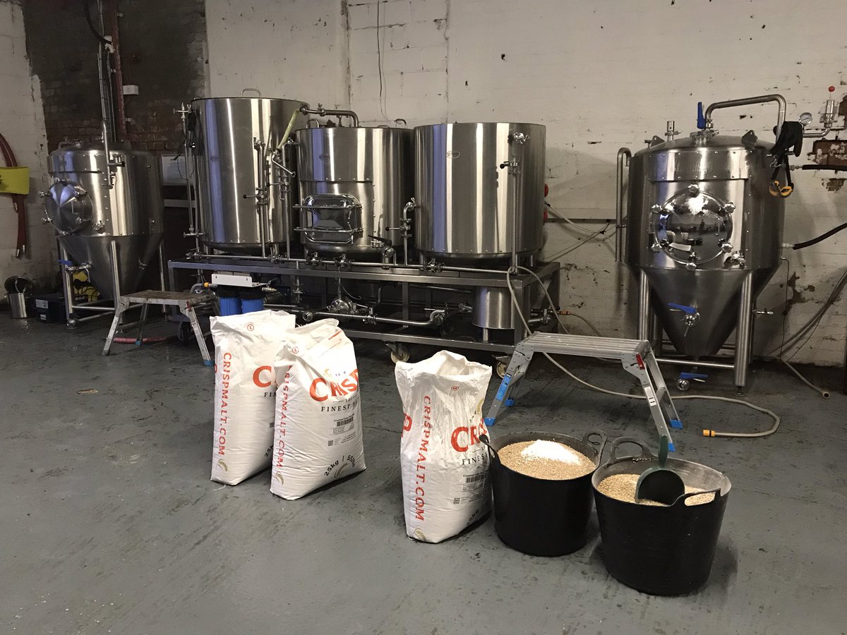 First brew day of 2022 and a new brew space. Big thanks to <a href="/ventilebrewco/">ventilebrewco</a> for hosting us. Beers coming soon 🍺