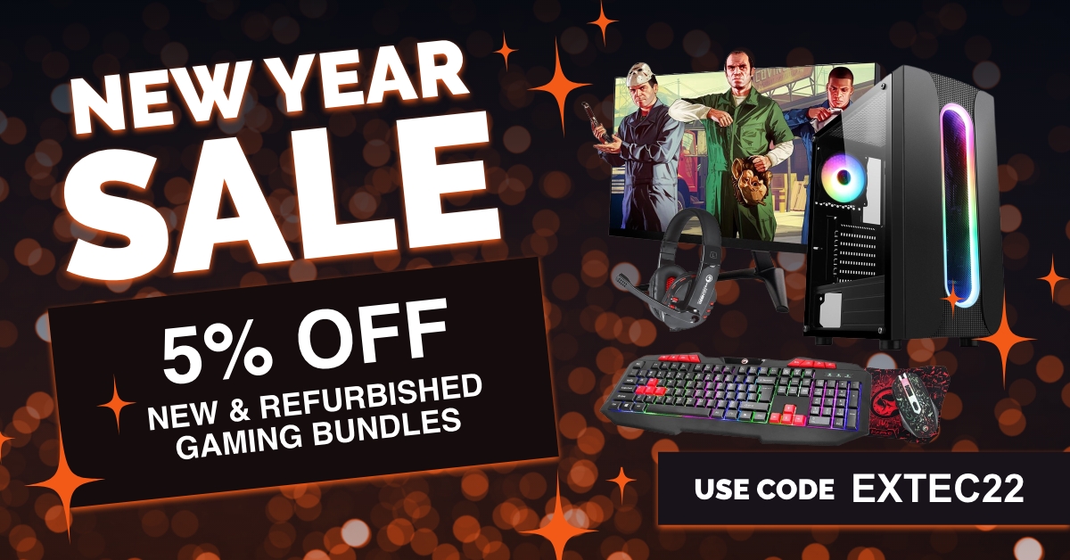 ExpertecUK's tweet photo. Our #januarysale ends tomorrow! It's your last chance to get one of our #new or #refurbished bundles with 5% off the original price!
Shop now and use code EXTEC22 at checkout
https://t.co/3HJtFNbQDV
#LastChanceToBuy #GamingBundles #Gaming #Gamer #NewGamingPC https://t.co/XGZkV6WBui