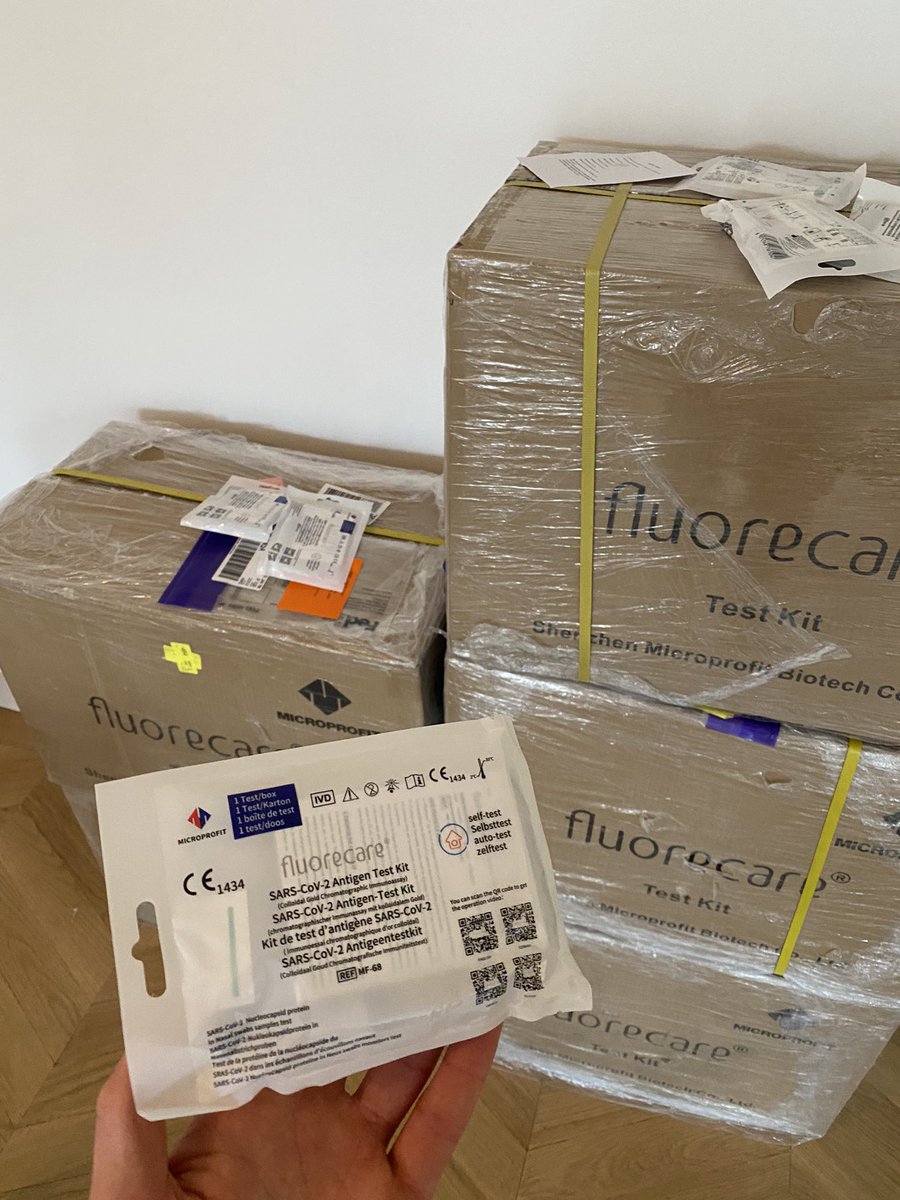 PrevViral's tweet photo. New antigen tests available! Fluorecare one-packs by @microprofitbio. More info, dm or mail to info@prevviral.com! https://t.co/I2C8FUDOsd