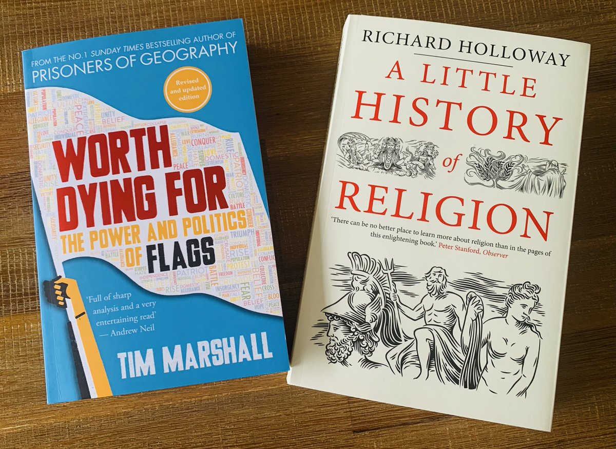 Which one of these Christmas gifts should I read first? Think I am going to go with A Little History of Religion.