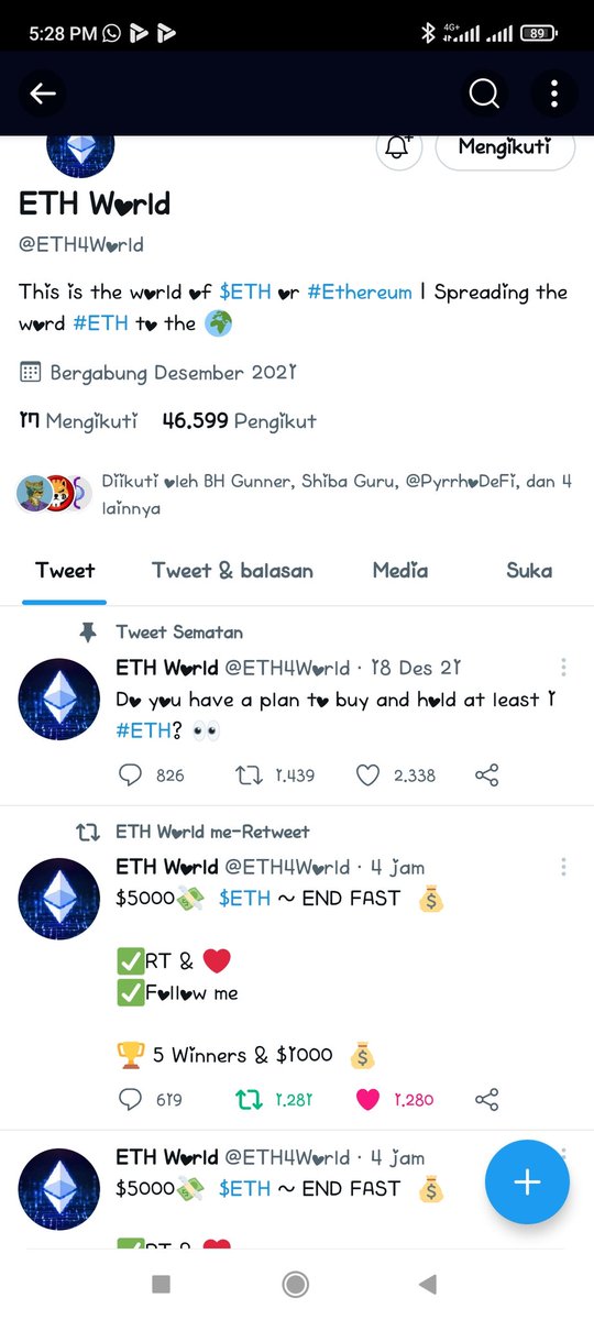 faridaC17's tweet photo. @ETH4World Done https://t.co/qRSnT0qduA
