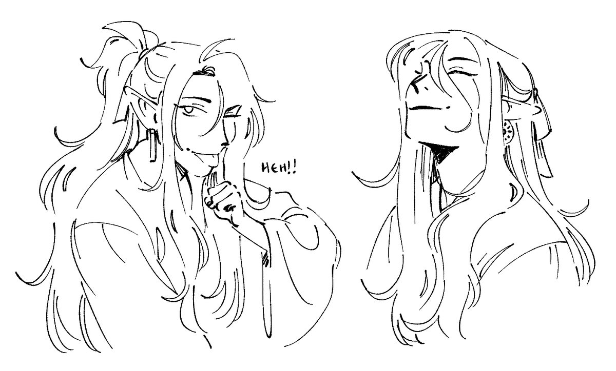 tonight's batch of sketches! im so. so addicted to this brush 