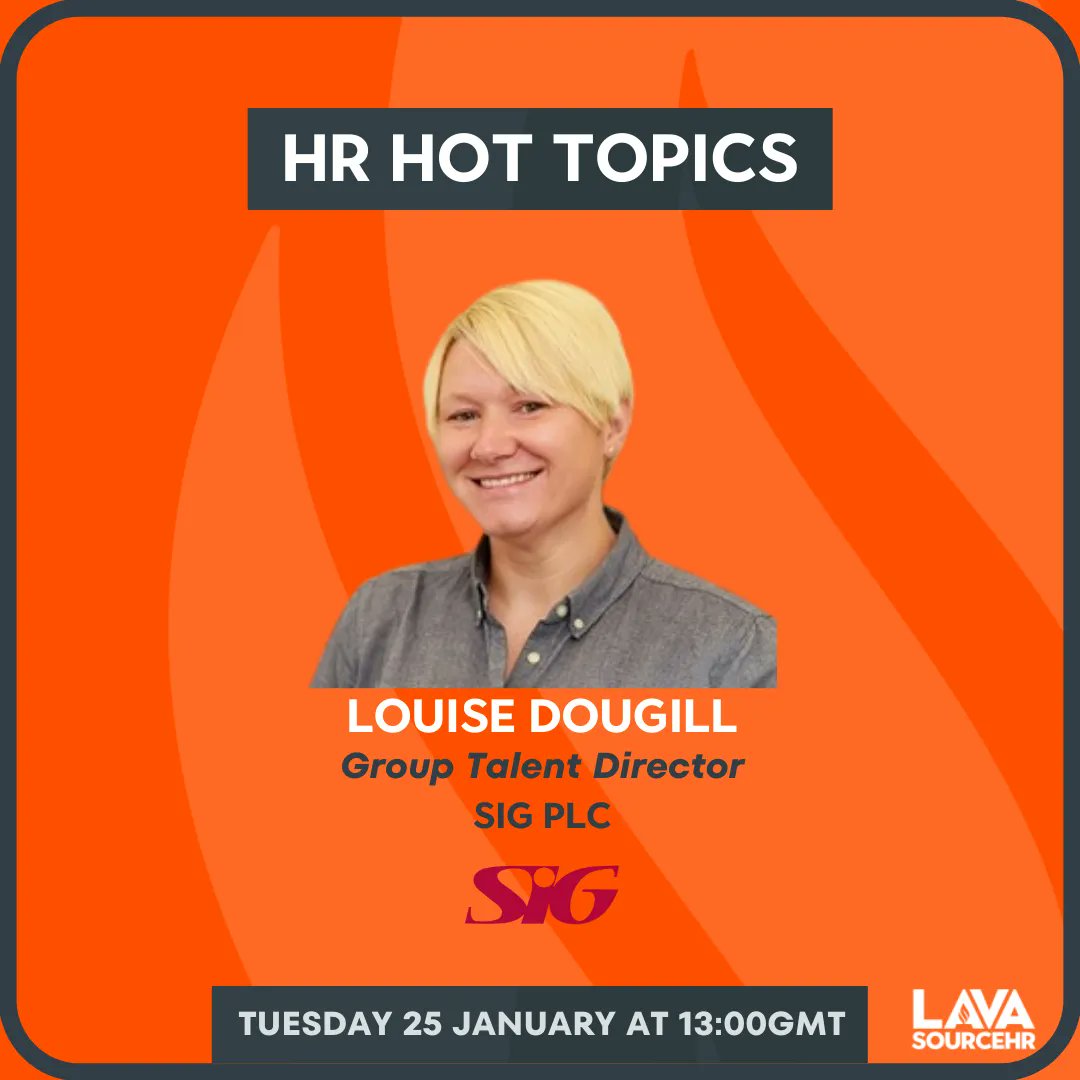 _Lavasource's tweet image. Meet our distinguished guest speaker- Louise Dougill, the Group Talent Director at SIG plc. Register today at buff.ly/3I1mDgL to meet Louise and join our discussion on &apos;What&apos;s Hot in HR in 2022&apos;!

#HRHotTopics #HRTrends #HRAdvice #HRChallenges #HRCommunity #FutureofHR
