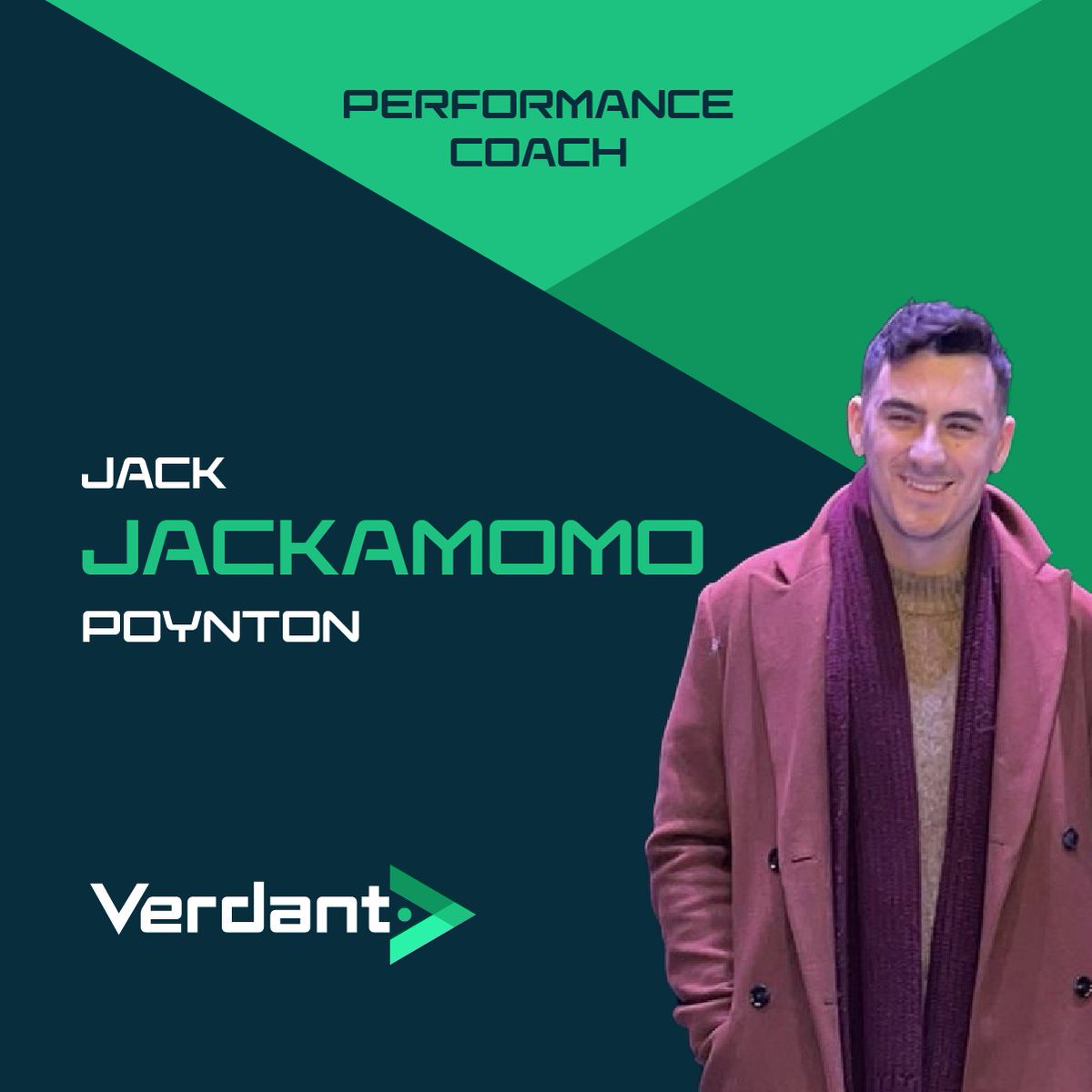 Please help us in welcoming a new face to the Verdant brand... 

We are proud to announce that @Jackamomo96 has joined us as our new performance coach 💪

#ThriveByNature🍃