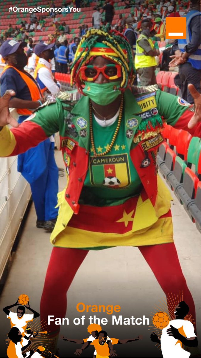 AllezLesLions's tweet photo. 🟠 Fan Of The Match Cameroon - Ethiopia ✅🇨🇲
#CAN2021 #CMRETH https://t.co/P52QUiUiks